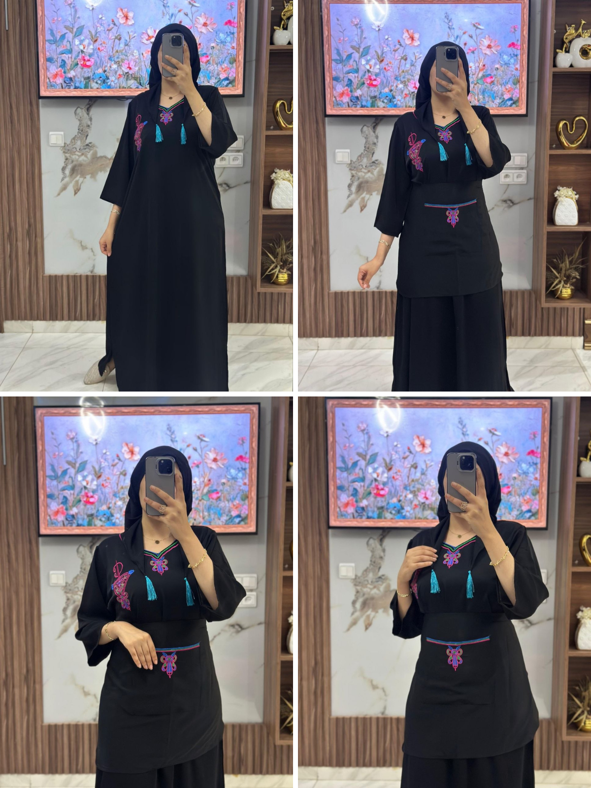 ROBE AVEC TABLIER 3 PIECES