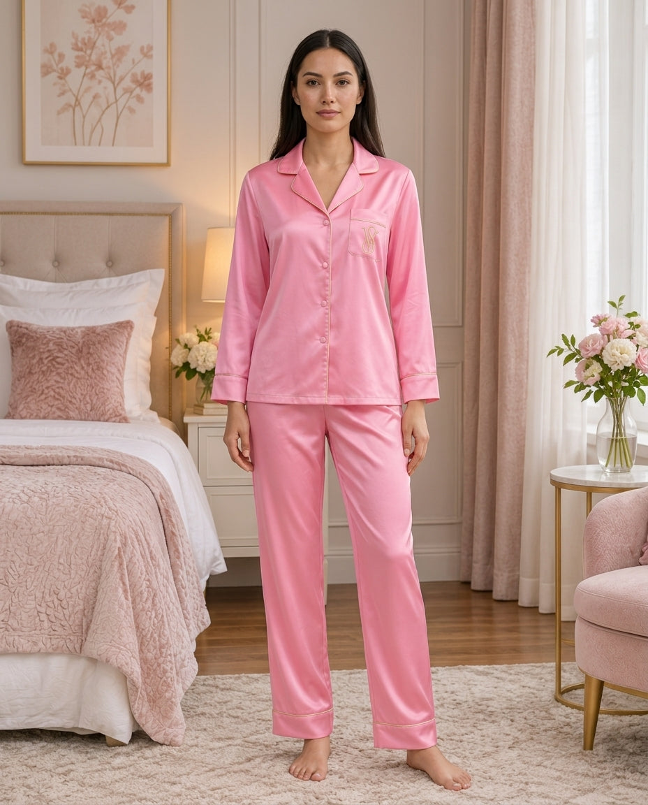 Pyjama Elégante en Satin